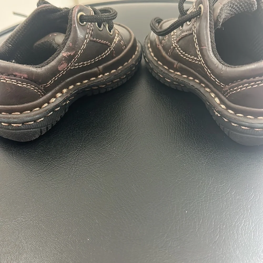 Baby boys brown leather dress shoes size 2‎ kid connection